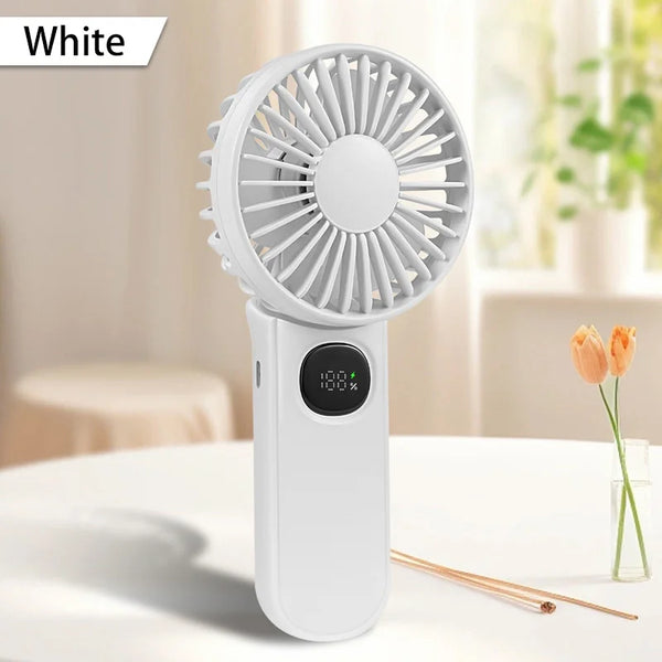 Mini-Handventilator Ventilio Go | Leise & Wiederaufladbar | USB-Betrieb | Für Reisen, Schreibtisch & unterwegs