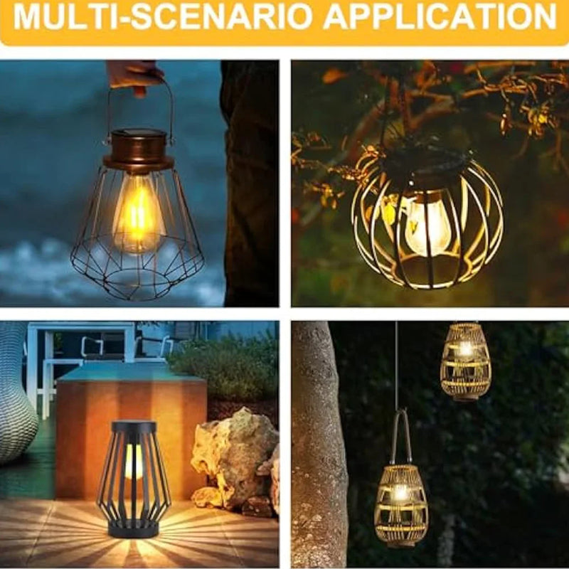 Solesta Solar Lampenbasis 8 cm mit LED-Leuchtmittel | Automatik Ein/Aus | IP44 Wetterfest | Für Garten, Camping & DIY-Deko