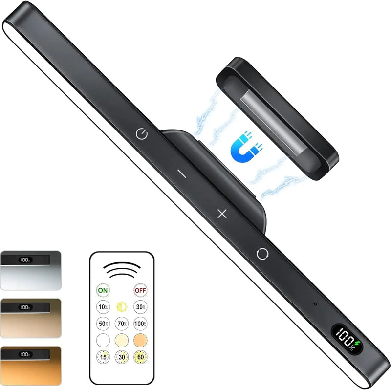 Tischlampe LumoMag | LED Touch & Magnetisch | 2500 mAh Akku | Dimmbar & Wiederaufladbar