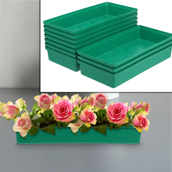 Fixaflora Blumensteckhilfe 10er-Set | Stabil & Wiederverwendbar | Für Floristik & Eventdeko | 24×11,7×4 cm