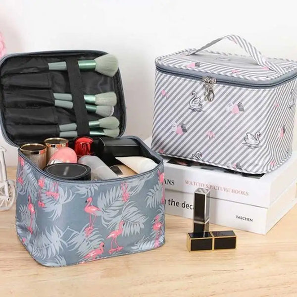 Kosmetiktasche Bellavie XL | Wasserabweisend & Tragbar | Große Kapazität | Reißfestes Oxford-Gewebe