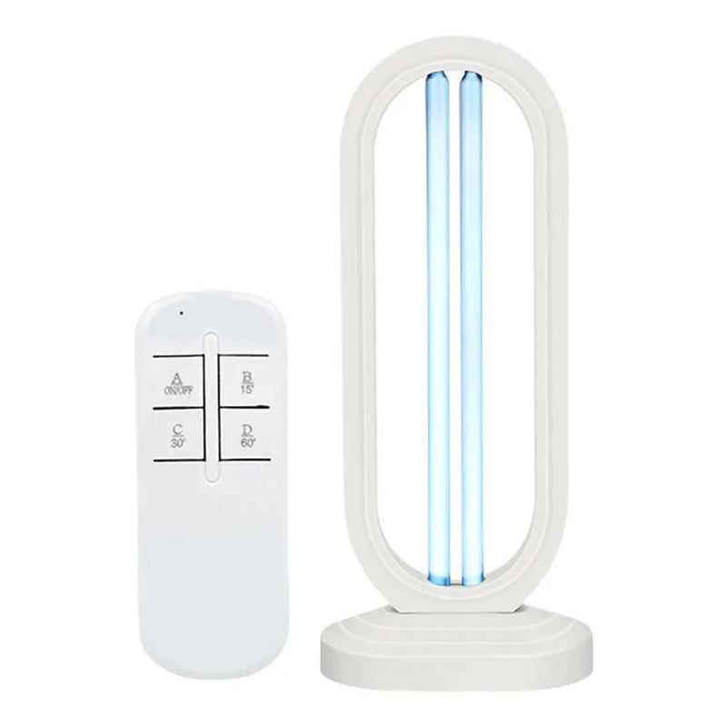 Purevia UV-C Desinfektionslampe | 38W | Mit Fernbedienung & 3 Timer-Stufen | UV + Ozon | 41,5 × 18 cm