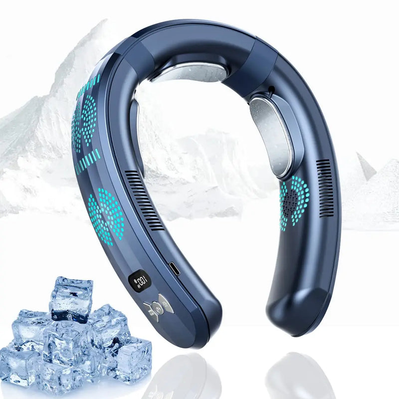 ClimaHalo Tragbare Nacken-Klimaanlage 2025 | 3-in-1 Kühlung, Ventilation & Heizung | USB Wiederaufladbar | 6000mAh Akku | Für Sommer & Winter