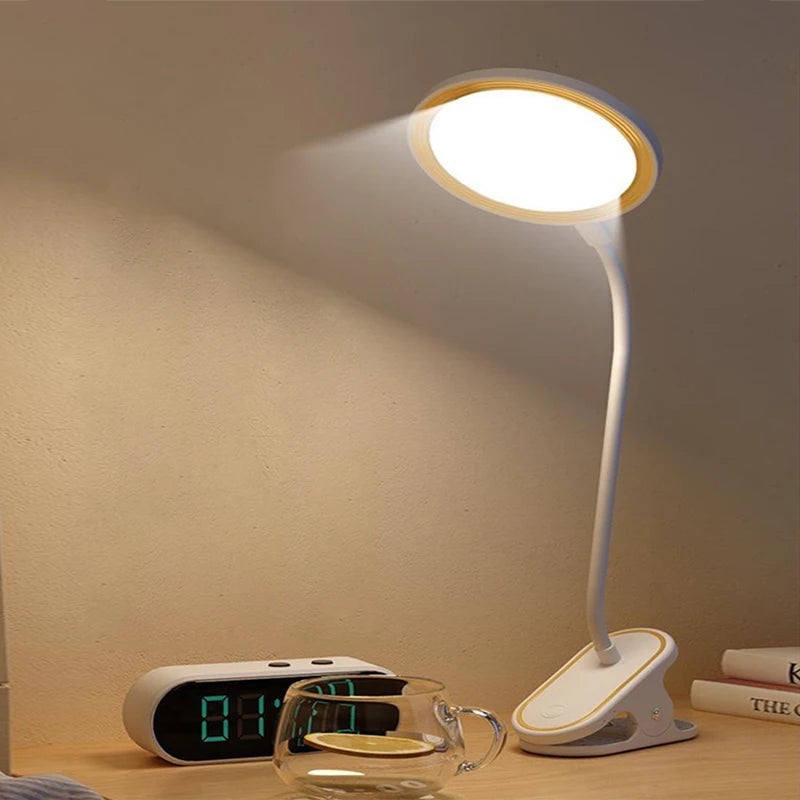 Lunivo LED Touch-Tischlampe | Mit Akku & natürlichem Licht | 4000K Farbtemperatur | Modernes Design aus Kunststoff