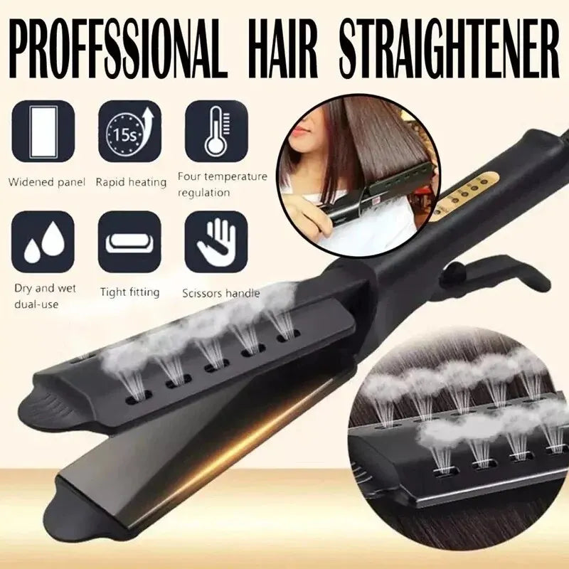 Haarglätter & Lockenstyler StyleShape Pro | 2-in-1 Glätten & Locken | 4 Temperaturstufen | Für nasses & trockenes Haar