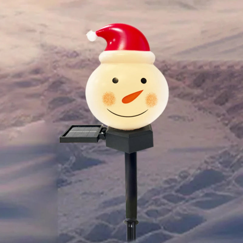 Solar Gartenleuchte | Weihnachtsmann & Schneemann | LED Landschaftslicht | Wasserdicht & Outdoor