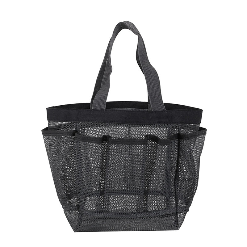 Marivida Mesh Strandtasche mit 8 Fächern | Wasserdicht & Faltbar | Leichte XXL Pooltasche für Strand, Schwimmbad & Urlaub