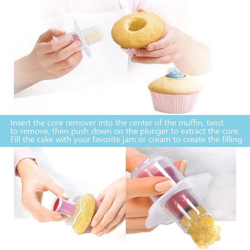 CakeCore Pro | Kuchen- und Muffin-Ausstecher | Einfaches Entfernen & Füllen | Perfekt für Cupcakes & Desserts