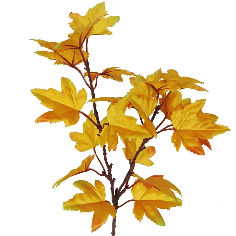 Leaforia | Künstlicher Ahornzweig | Herbstdeko | 39 cm | Für Zuhause & Garten