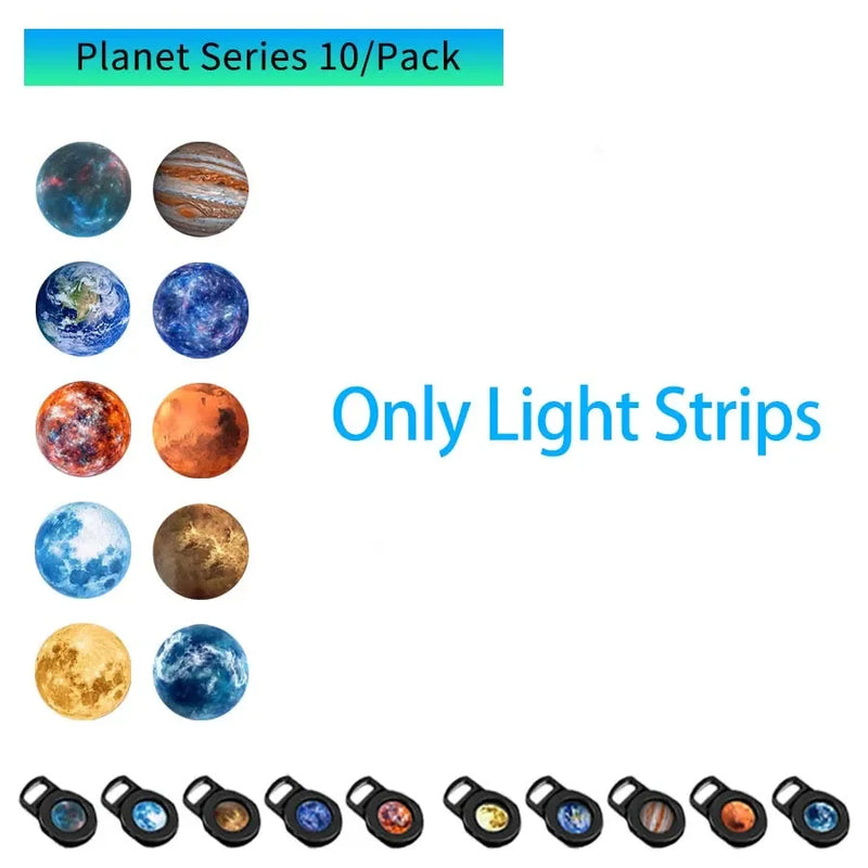 Projektionslampe StarBeam | USB 5V Deckenprojektor | Austauschbare Lichtstreifen | Planeten- & Weihnachtsmotive