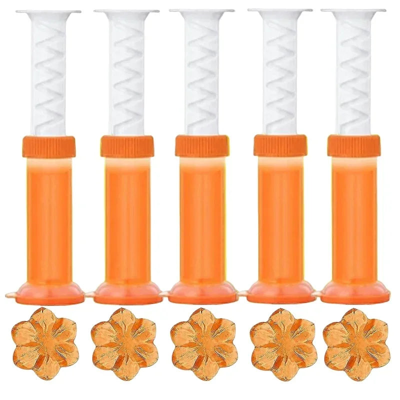 BloomFresh WC-Gelblumen | Duft-Gel für Toilette & Urinal | Reinigend, Antibakteriell & Dekorativ | 12 Blüten pro Stick