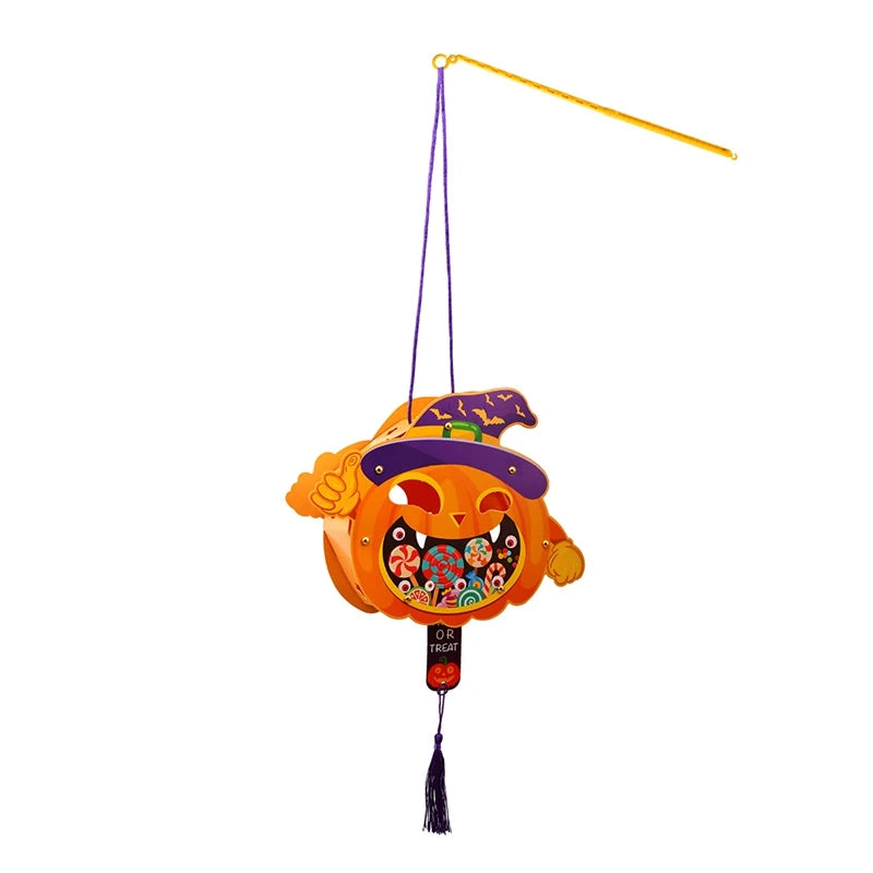 Halloween Laterne PumpkinGlow | DIY Kürbis-Laterne | Kinderfreundlich & Wiederverwendbar | 5,6 × 12,6 cm