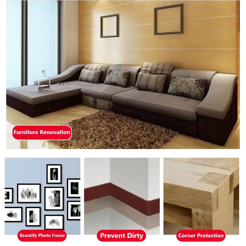 Möbelreparaturband WoodFixx | Selbstklebendes Holzdekorband für Böden, Möbel & Leisten