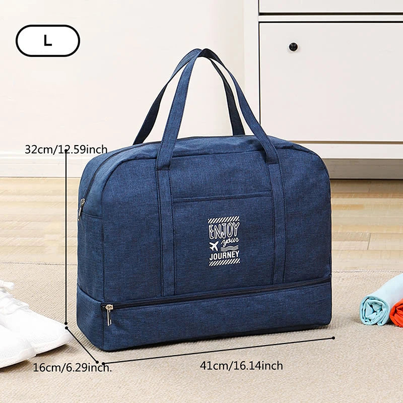 Lugviva Faltbare Reisetasche für Damen | Große Wochenendtasche aus Oxford-Gewebe | Handgepäck-Tasche für Reisen, Alltag & Sport