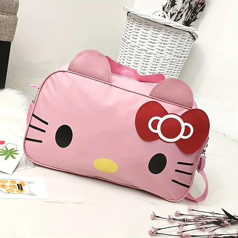 Reisetasche HelloCat | Große Kapazität | Niedliches Cartoon-Design | Oxford-Gewebe