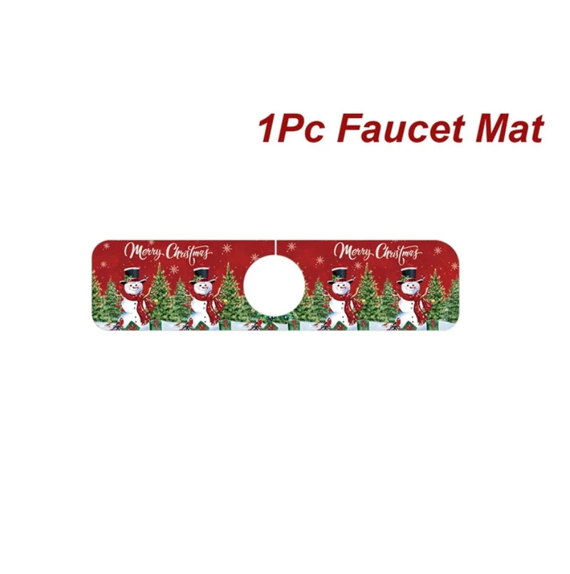 Weihnachts-Spülmatte Nordivelle | Saugfähig & Rutschfest | Waschbar | Festliche Weihnachtsdeko für Küche & Zuhause