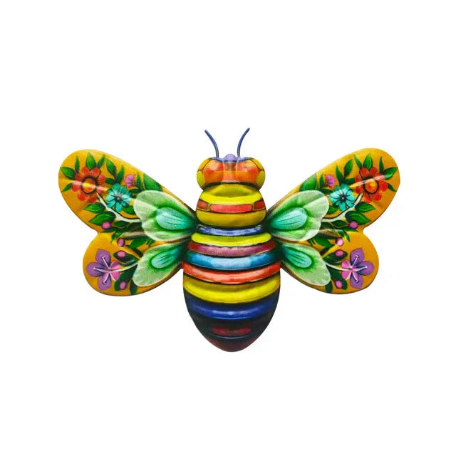 BuzzCharm – Metall-Bienen Wanddeko!