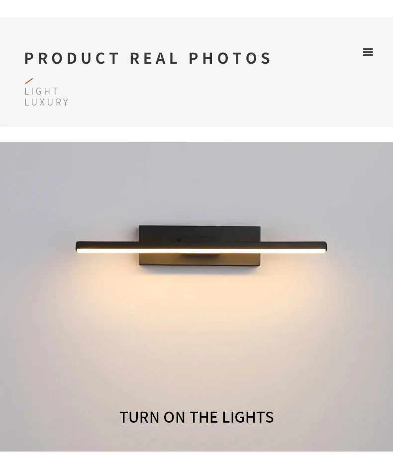 AuroLite Verstellbare LED-Wandleuchte | 330° Schwenkbar | Modernes Design für Schlafzimmer & Wohnzimmer | Aluminium