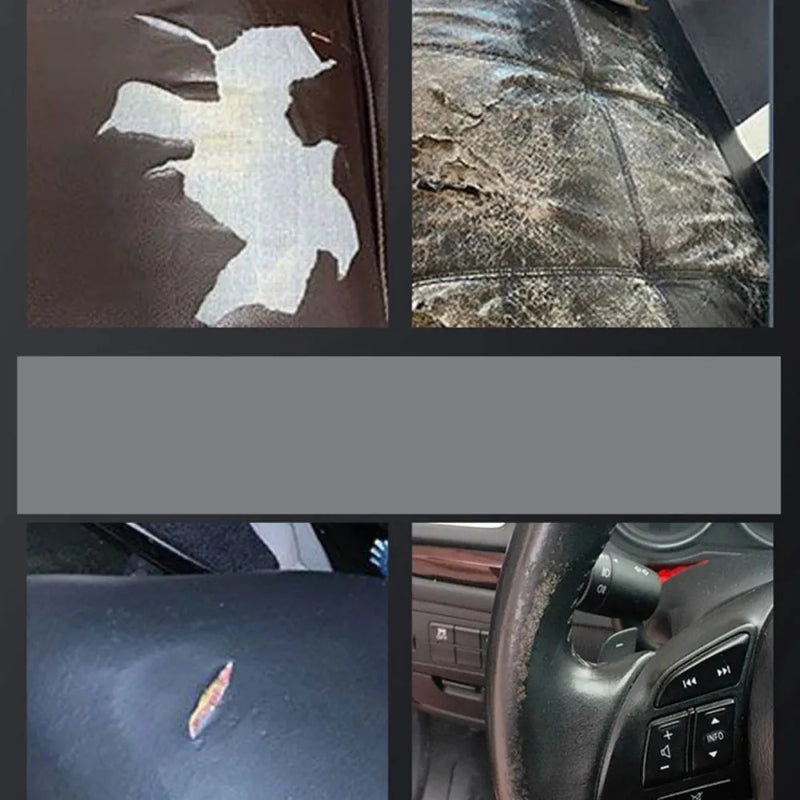 LederFixx Selbstklebendes Leder Reparaturband | PU-Material | Wasserdicht & Zuschneidbar | 5 cm × 5/10/20 m & 10 cm × 10 m | Schwarz