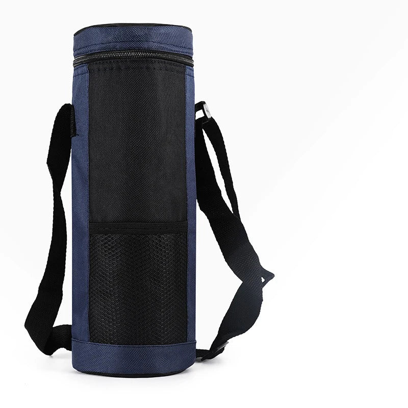 Cooltiva Isolierte Flaschentasche 10×10×29 cm | Tragbare Kühltasche aus Oxford-Gewebe | Für Reisen, Sport & Outdoor