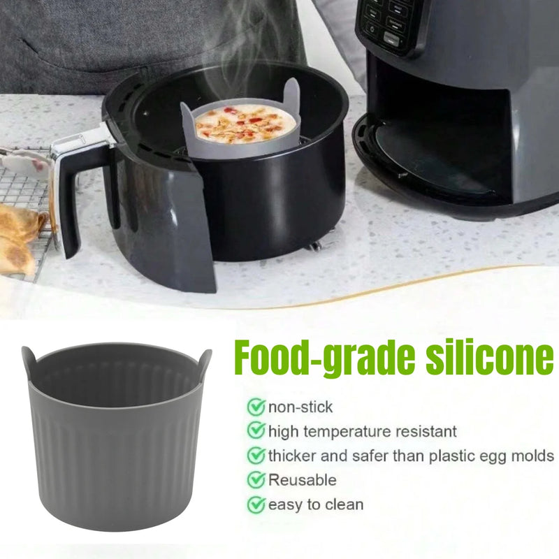 Backvivo Silikon Backformen | Antihaft Muffin- & Eierformen | Für Airfryer & Ofen | Flexibel & Wiederverwendbar