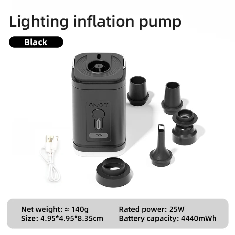 Outdoor Luftpumpe AeroBlow Mini | Elektrisch & USB-Aufladbar | Tragbar & Kabellos | Für Luftmatratzen & Vakuumbeutel