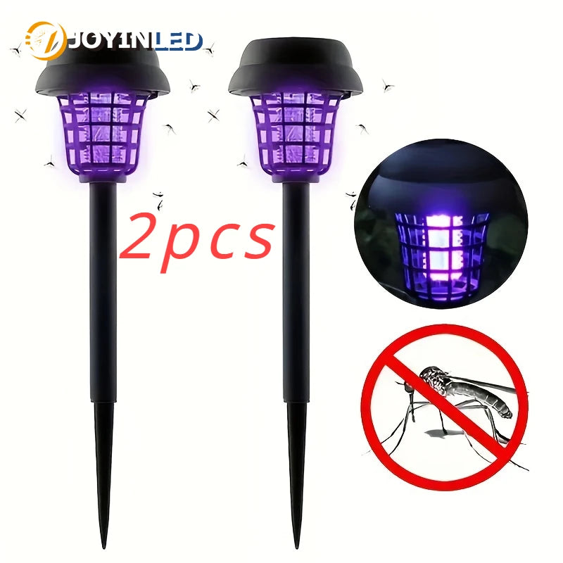 Solivora Solar Insektenvernichter | 2-in-1 Gartenlampe & Mückenfalle | IP65 Wasserdicht | Ohne Stromanschluss