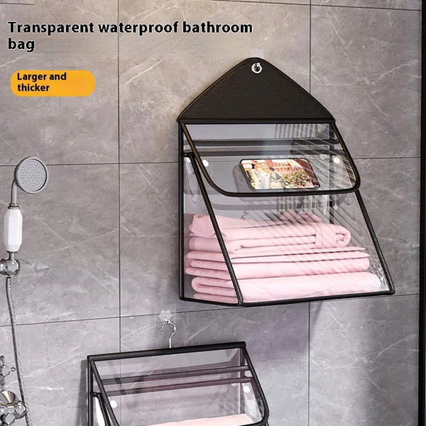 Hänge-Organizer ClarityBag | Wasserdicht & Transparent | Große Kapazität | Badezimmer & Kosmetik-Aufbewahrung