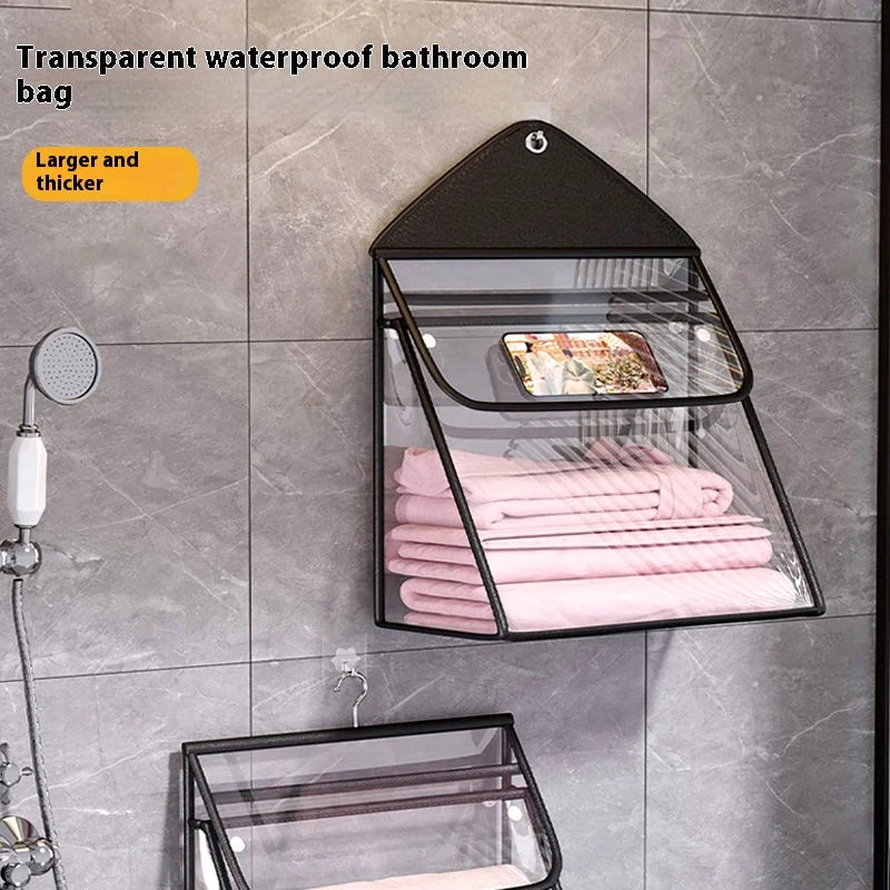Hänge-Organizer ClarityBag | Wasserdicht & Transparent | Große Kapazität | Badezimmer & Kosmetik-Aufbewahrung