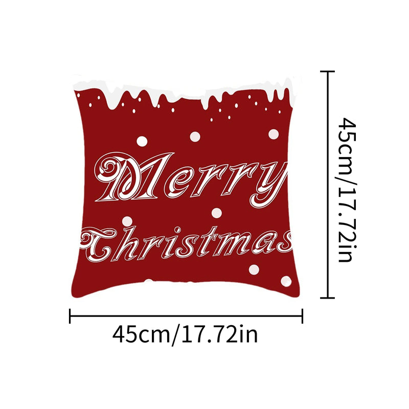 Weihnachts-Kissenhülle Lunavia | 2D Druck | Santa Claus Design | 45×45 cm | Festliche Weihnachtsdeko & Geschenkidee