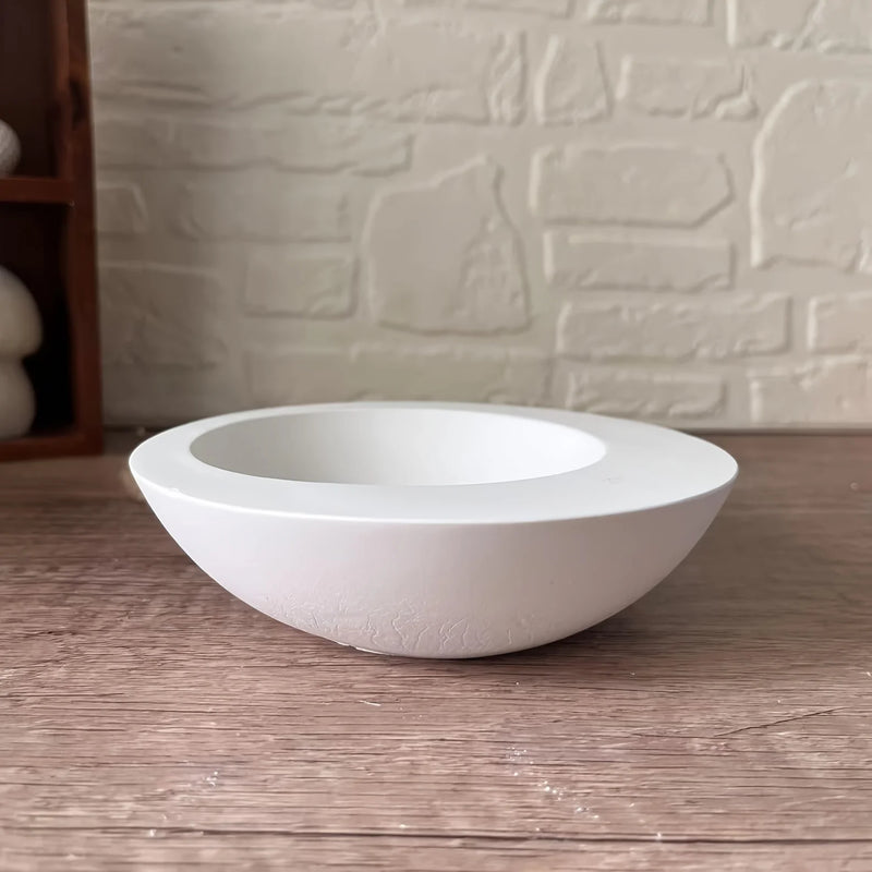 Formora | Silikonform Unregelmäßige Schale | Runde Deko- & Gießform | Für Harz, Gips & Schmuckablagen