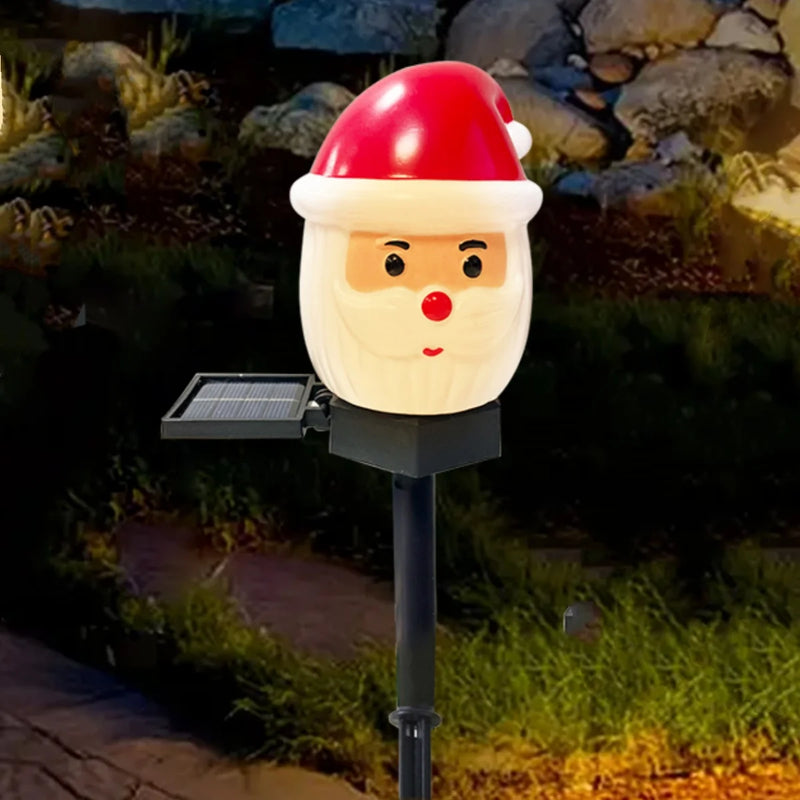 Solar Gartenleuchte | Weihnachtsmann & Schneemann | LED Landschaftslicht | Wasserdicht & Outdoor