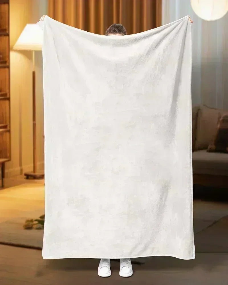 AutumnHug | Herbstdecke mit Kürbis-Motiv | Weiche Flanell-Wohndecke | Kuschelig & Dekorativ