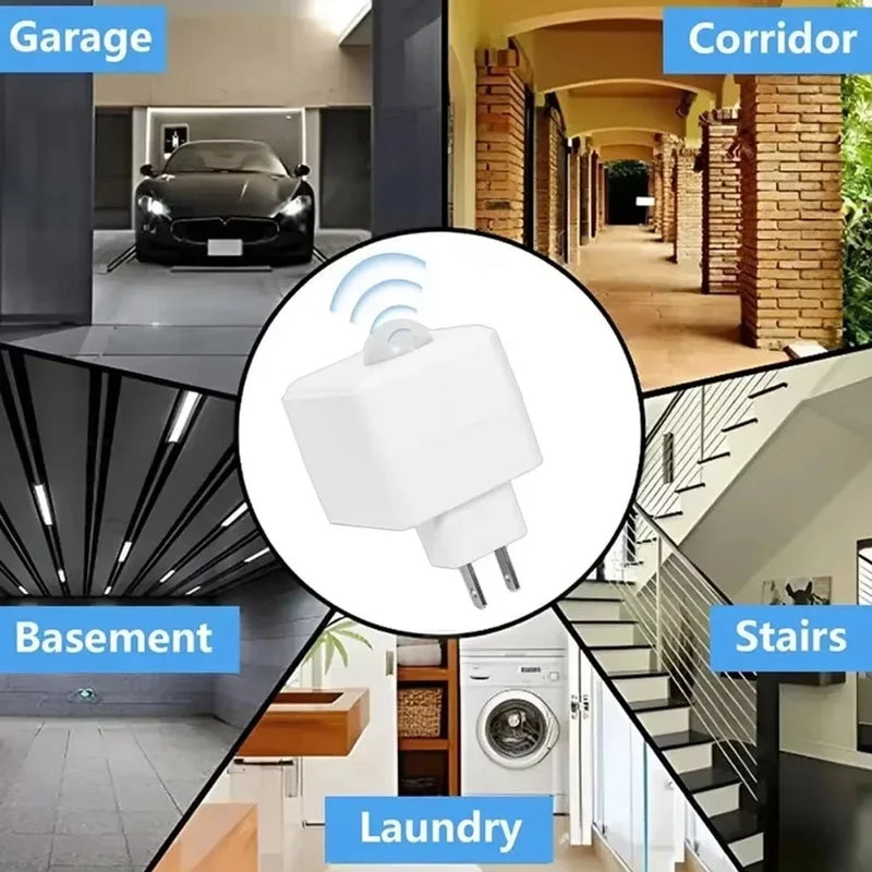 SenseLight E27 Lampenfassung mit Bewegungssensor | PIR Infrarot-Erkennung | Automatische LED-Fassung 85–265V | Einstellbar & Energiesparend