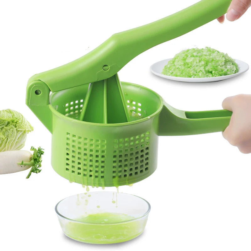 Drylino PressFit Gemüsepresse mit Griff | Wasserentsafter für Füllungen & Gemüse | Ideal für Dumplings & Kraut