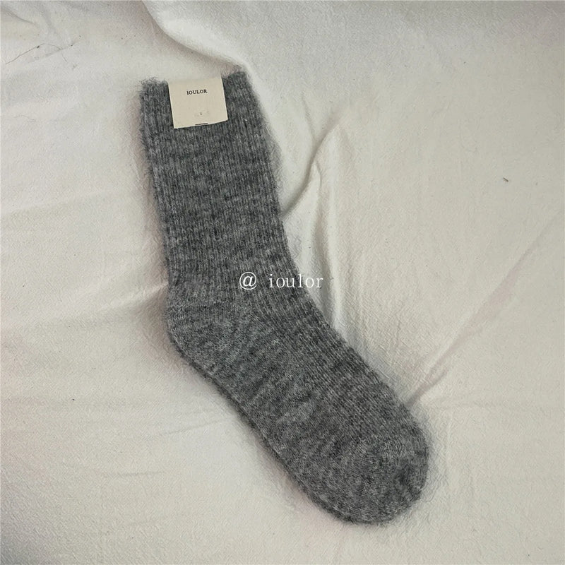 KuschelWärme | Damen Thermosocken | 9 % Wolle & Kaschmir | Extra Dick & Weich | Japanischer Strickstil
