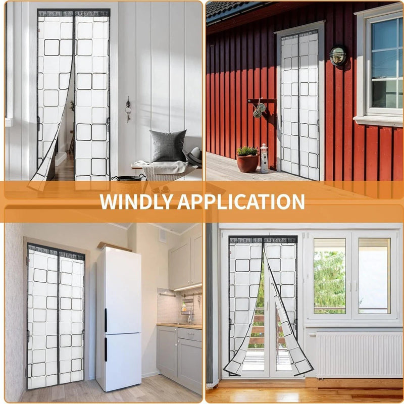 Climora | Thermo-Türvorhang | Magnetisch & Wärmedämmend | Schutz vor Kälte & Zugluft | Ideal für Winter & Klimaräume