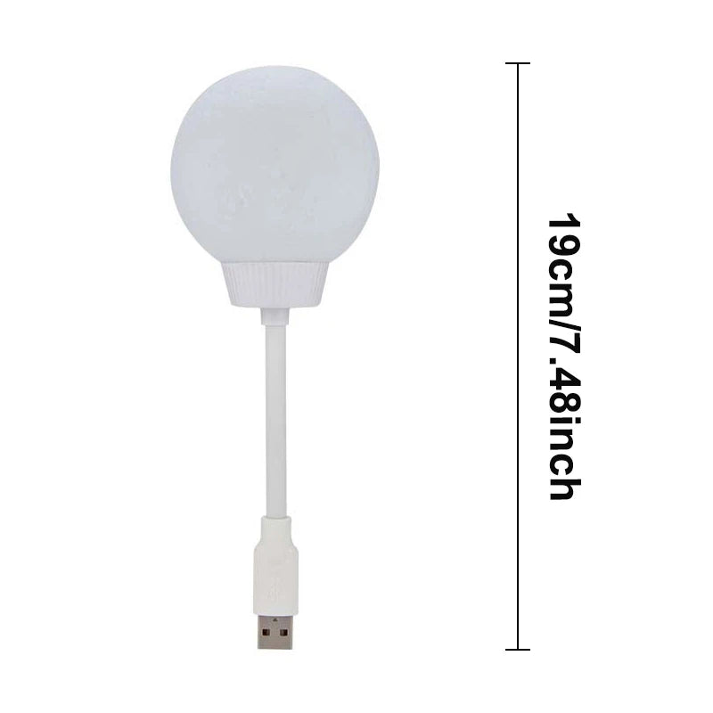 Lumiboo LED Nachtlicht für Kinder | USB oder Fernbedienung | 3 Helligkeitsstufen | Niedliches Tierdesign | 6,8 x 6 x 19 cm