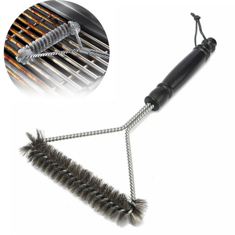 Grillbürste Grillix Pro | Edelstahlborsten | Hitzebeständig & Antihaft | BBQ Reinigungsbürste 30 cm