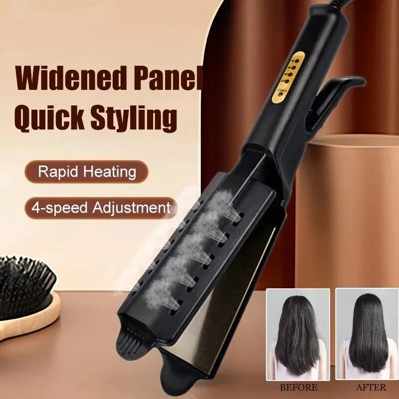 Haarglätter & Lockenstyler StyleShape Pro | 2-in-1 Glätten & Locken | 4 Temperaturstufen | Für nasses & trockenes Haar