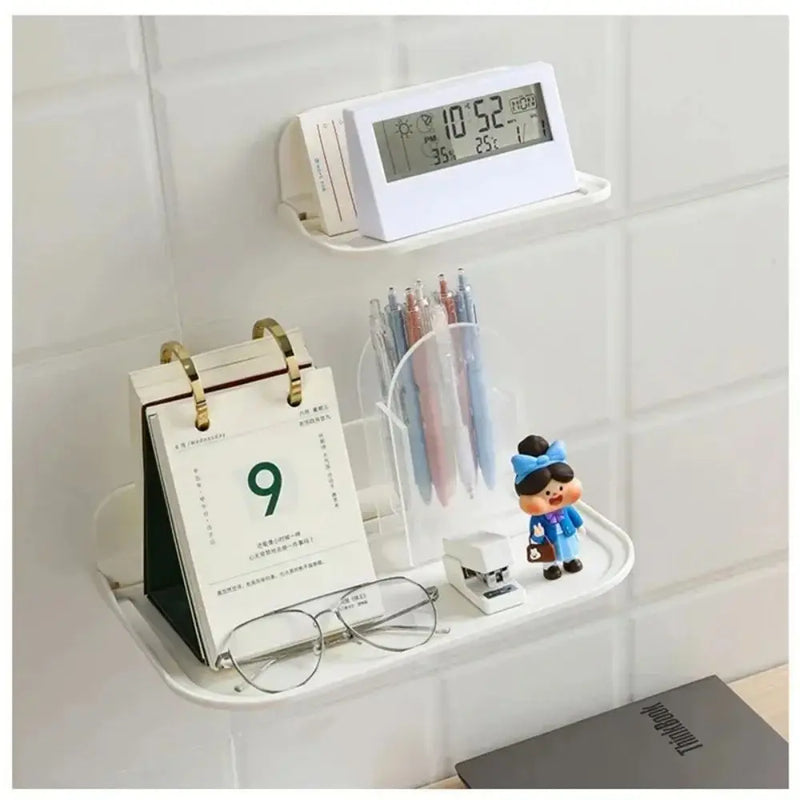 Wandregal FoldoFix SmartShelf | Klappbares Regal ohne Bohren | Platzsparend & Vielseitig | 18×11 cm / 30×19 cm