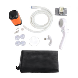 Campurion Camping Dusche Tragbar | Elektrische Outdoor Dusche mit Pumpe | IPX7 Wasserdicht | 4800mAh Akku | Für Camping, Wandern & Reisen