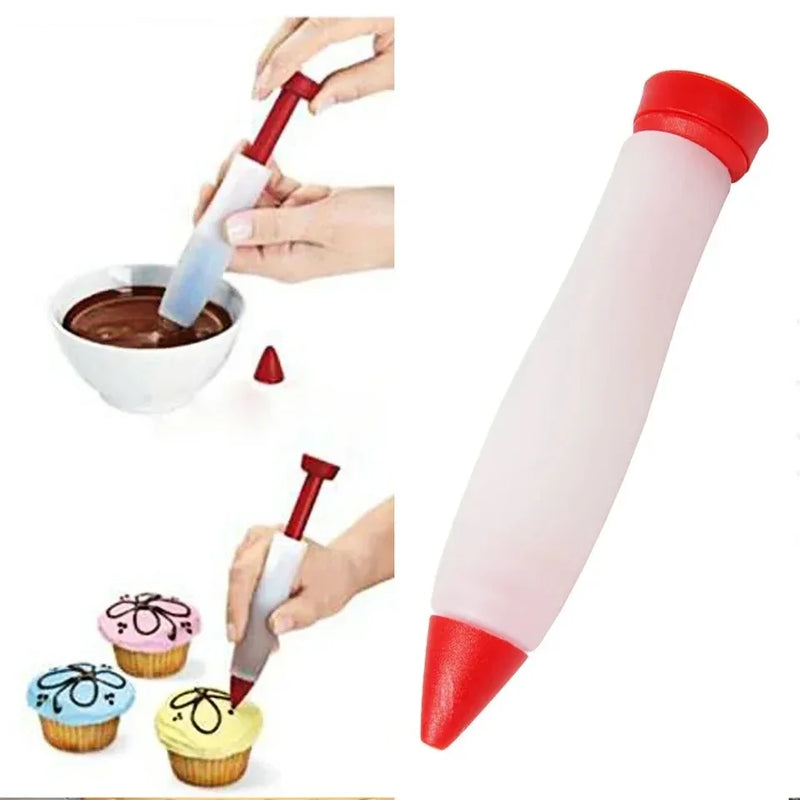 ChocoArt Dekorierstift | Silikon-Schreibstift für Kuchen, Schokolade & Saucen | Lebensmittelecht