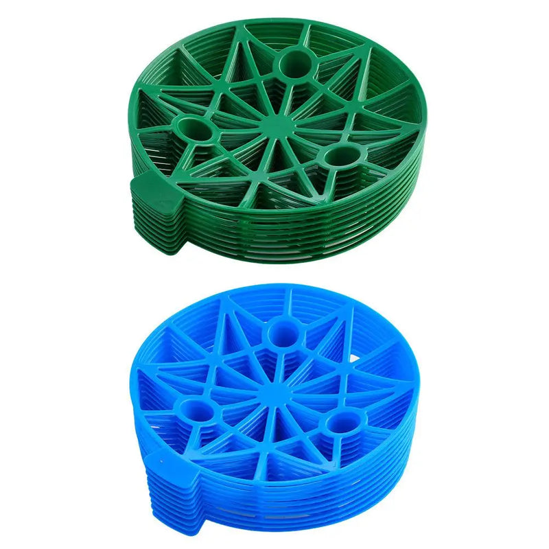 MelonaFix | 10er-Set Wassermelonenhalter für den Garten | 19,5 × 3,5 × 2 cm | Robuste PP-Trays gegen Bodenkontakt & Fäulnis