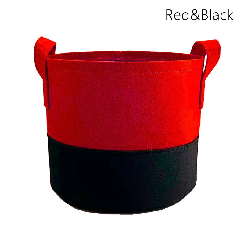 Growtura Pflanztasche 30×25 cm mit Griffen | 5 Gallonen | Atmungsaktiv & Wiederverwendbar | Für Gemüse, Kräuter & Balkonpflanzen