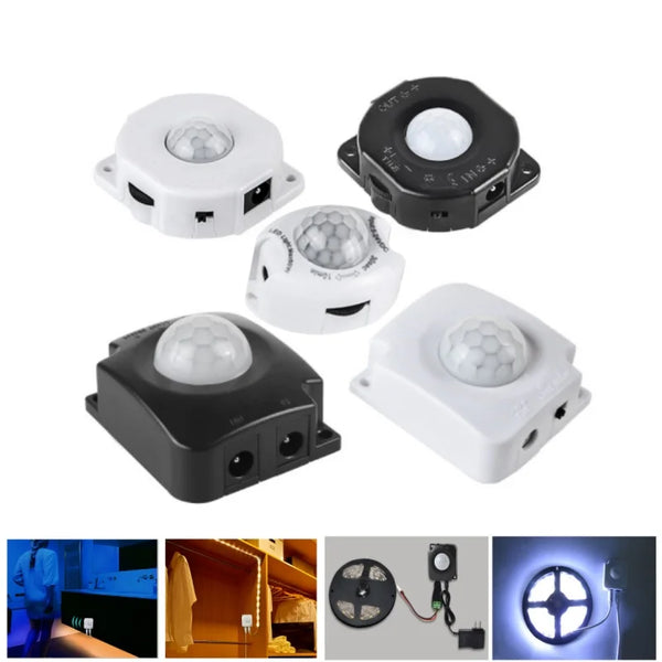 Bewegungssensor LightGuard | PIR Schalter für LED-Streifen | Automatisches An/Aus | 5V–24V