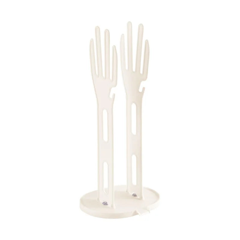 TROCKINO Trockengestell für Küchenhandschuhe | Handschuhhalter & Abtropfständer | Platzsparend & Hygienisch | 34×16×13 cm