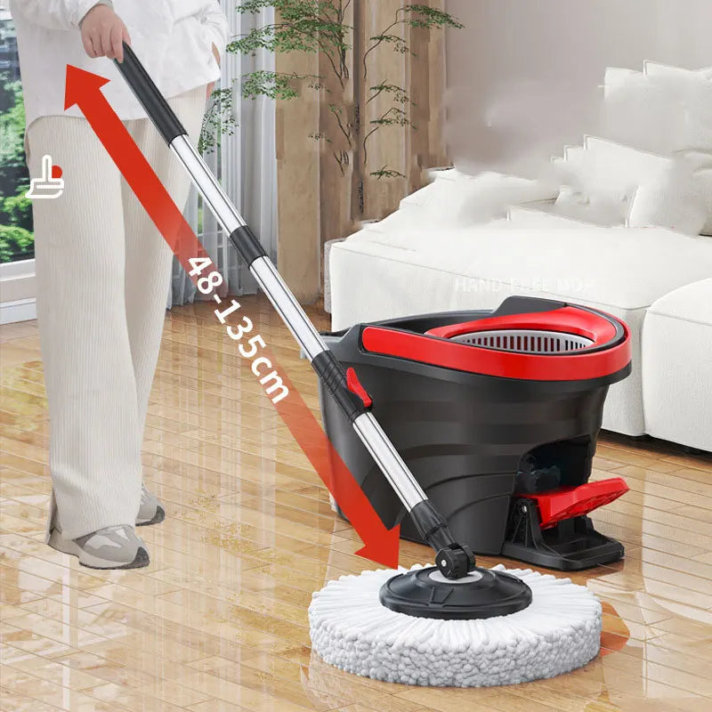 TwistPro Clean Mop Komplettes Mop-Set | Dreh-Twist-Design | Mit Easy-Start-Auswringsystem | Inklusive Eimer