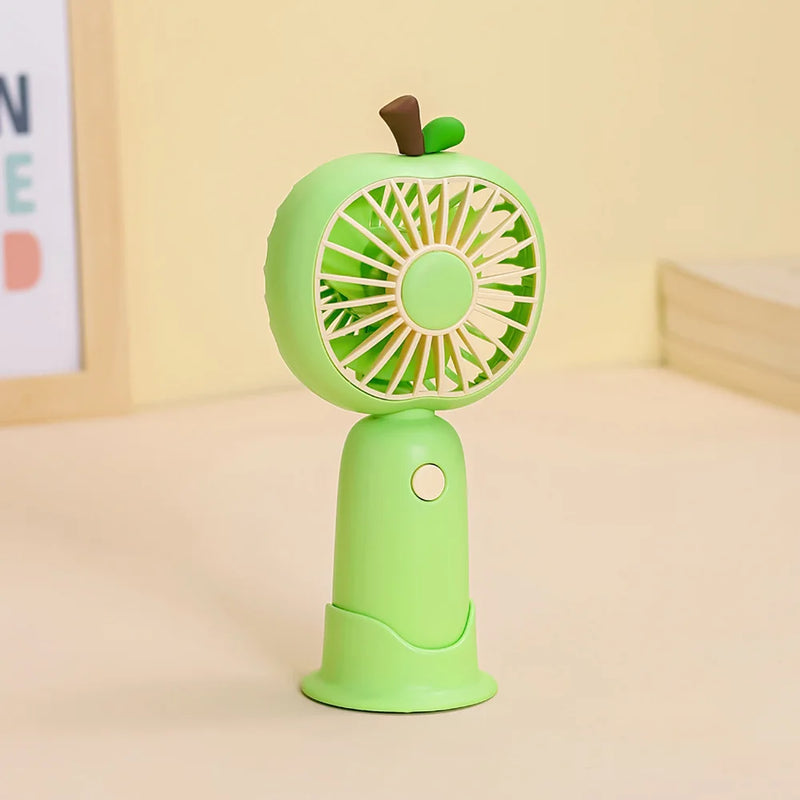 Mini-Handventilator FruBreeze | USB-Ladung | Tragbar & Leise | Sommer-Gadget im Frucht-Design