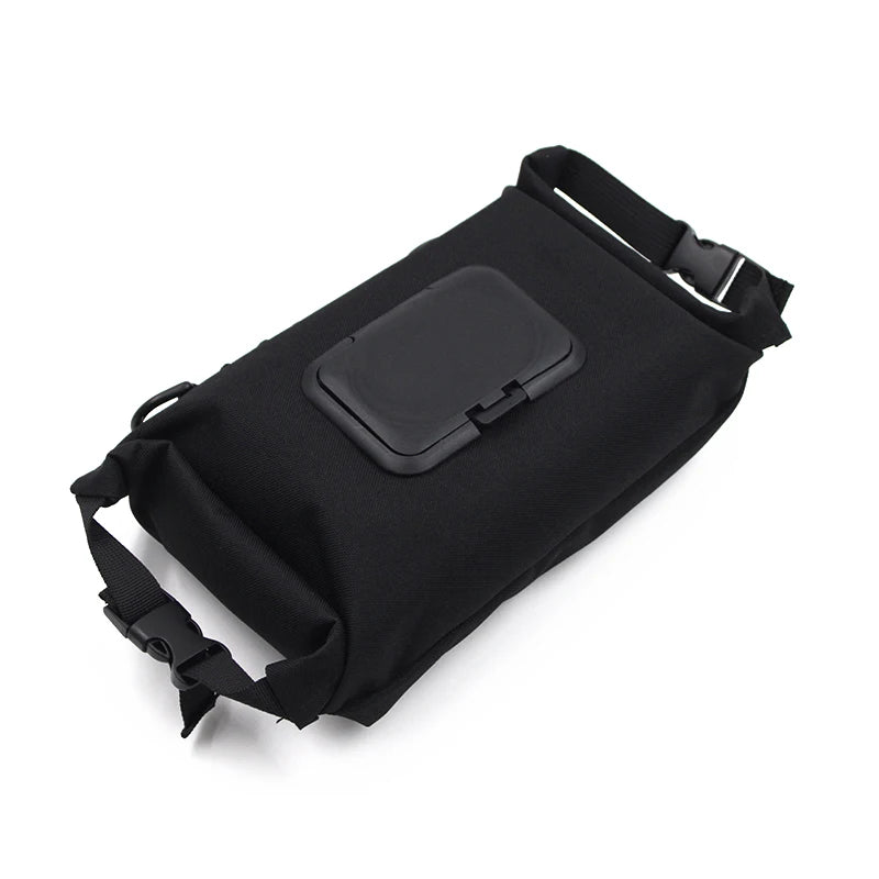 WipeGo Aufhängbare Feuchttücher-Tasche | Aus Oxford-Gewebe | Tragbarer Spender für Outdoor & Küche | 24 × 14 cm